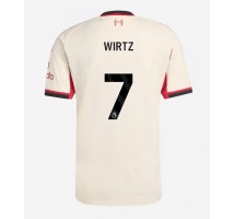Liverpool Florian Wirtz #7 Koszulka Wyjazdowa 2025-26 Krótki Rękaw